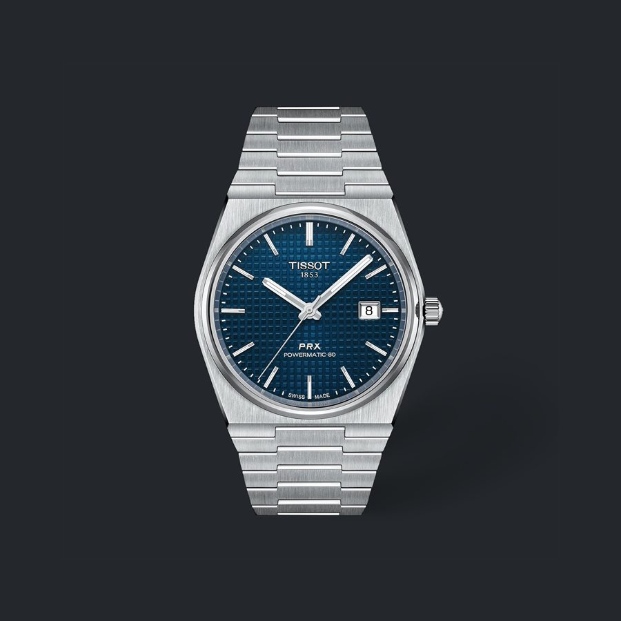 Tissot PRX Powermatic 80, синий циферблат